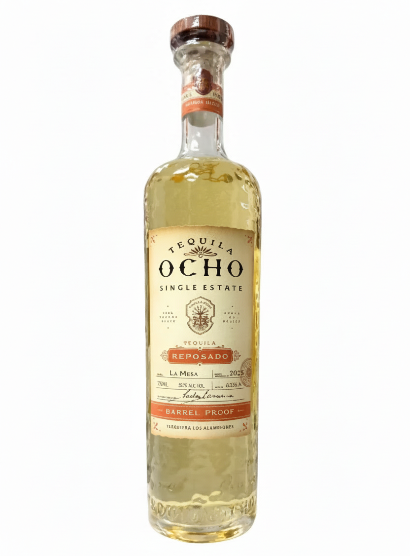 Tequila Ocho Reposado Barrel Proof 2025 La Mesa Single Estate
