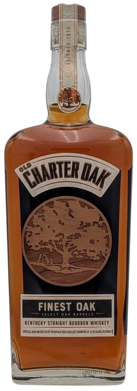 Old Charter Oak Finest Oak Kentucky Straight Bourbon Whiskey