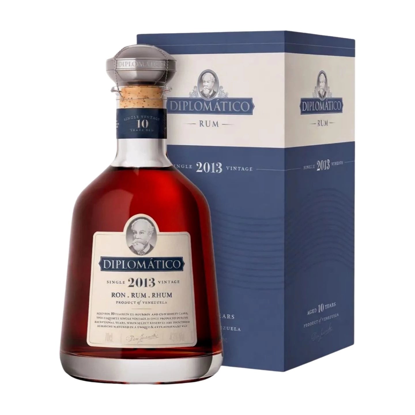 Diplomático Single Vintage 2013 Rum 700ml ultra-premium Venezuelan aged rum bottle.