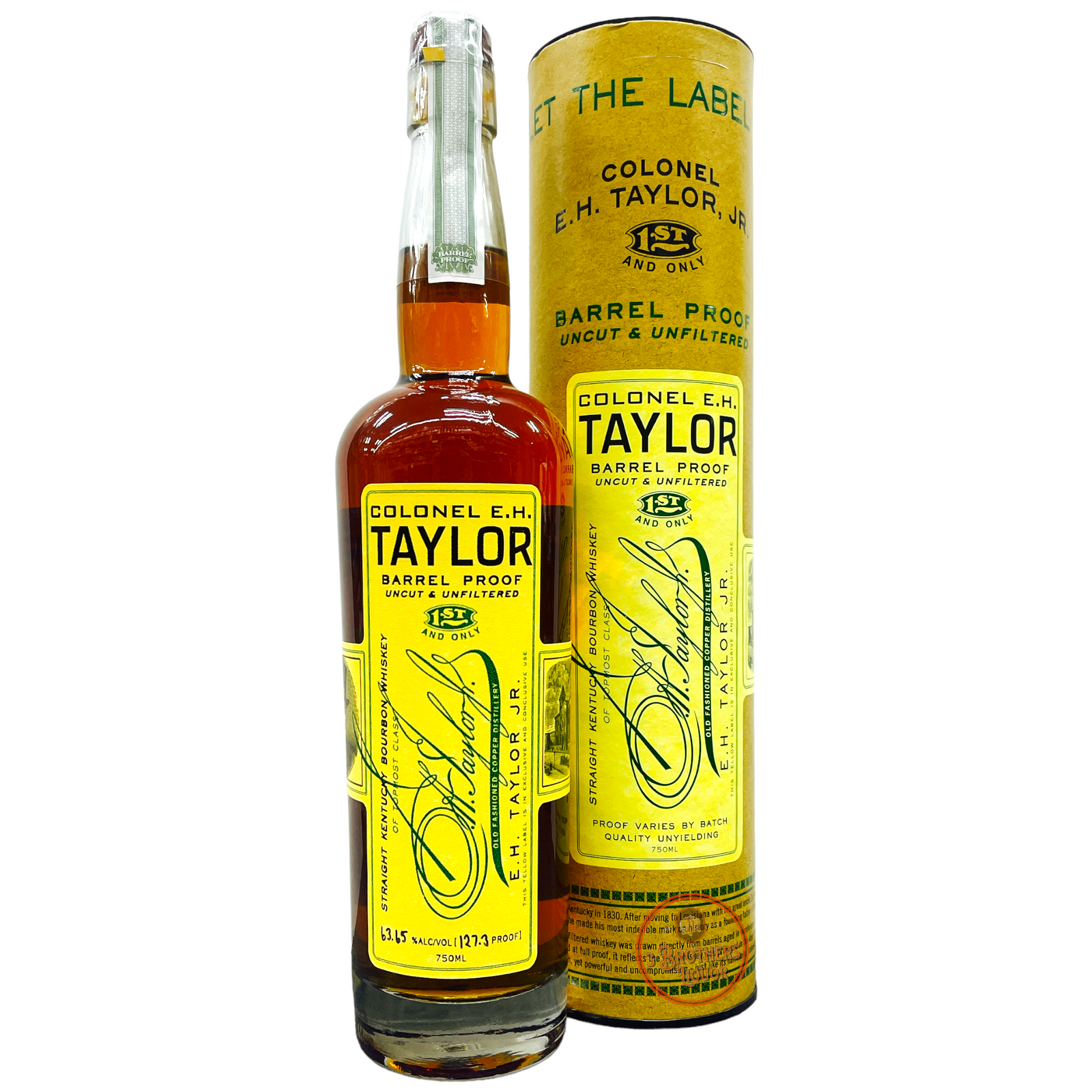 Colonel E.H. Taylor, Jr. Barrel Proof Uncut Unfiltered Bourbon 127.3