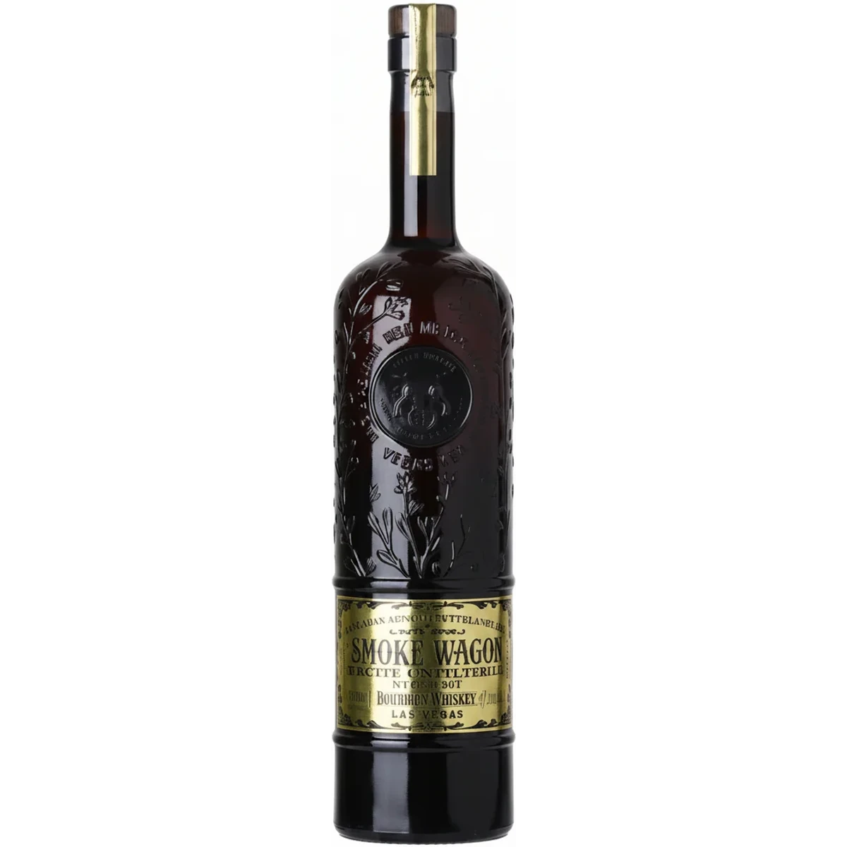 Smoke Wagon Uncut Unfiltered Straight Bourbon Whiskey 750ml