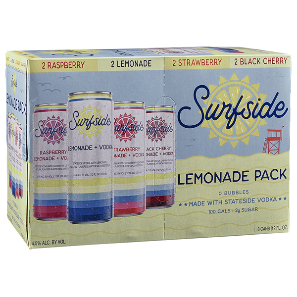 Surfside Lemonade Variety 8 Pack - Liquor Store New York