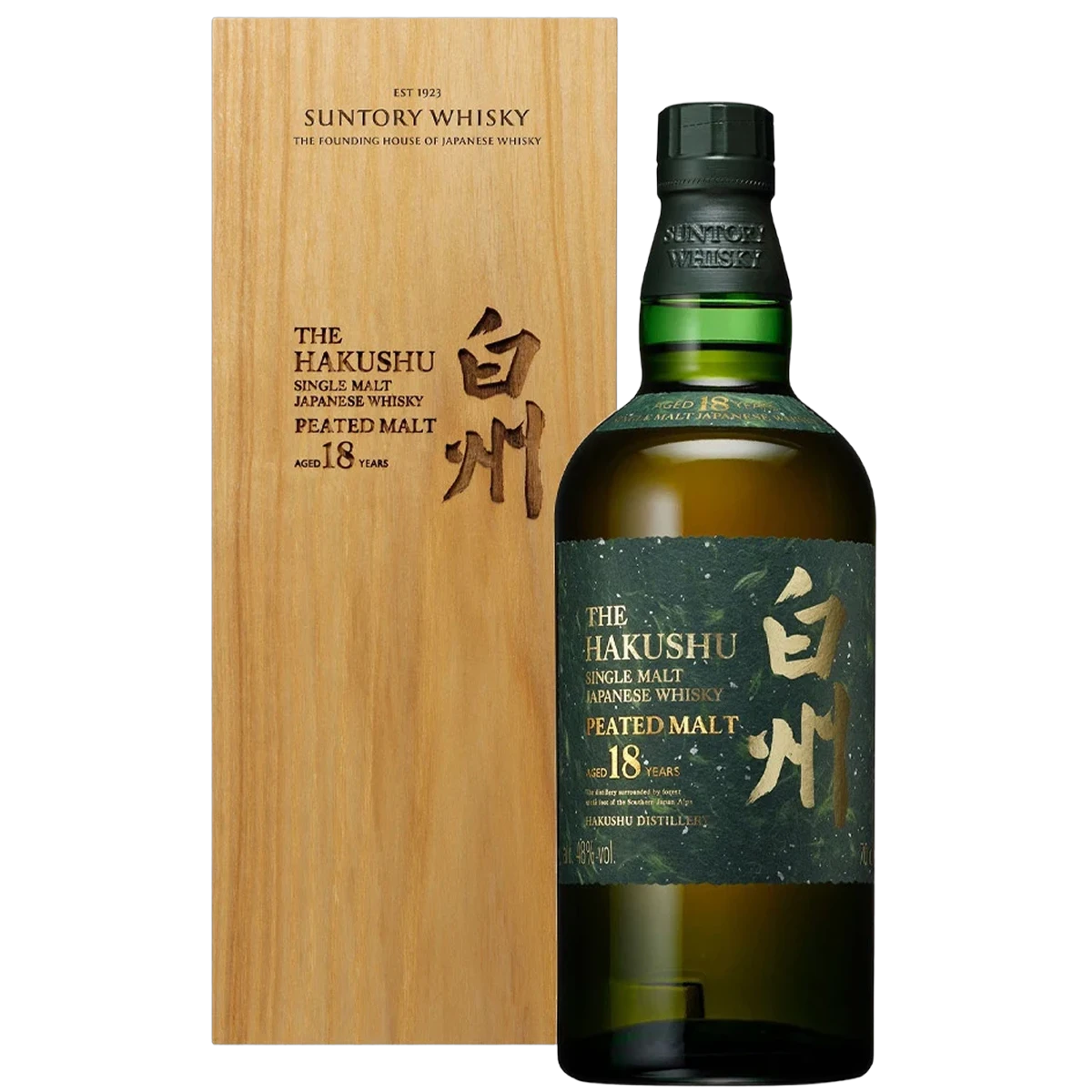 Suntory The Hakushu 18 Year Old Peated Malt 2025 Edition - Liquor Suntory The Hakushu 18 Year Old Peated Malt 2025 Edition - Liquor