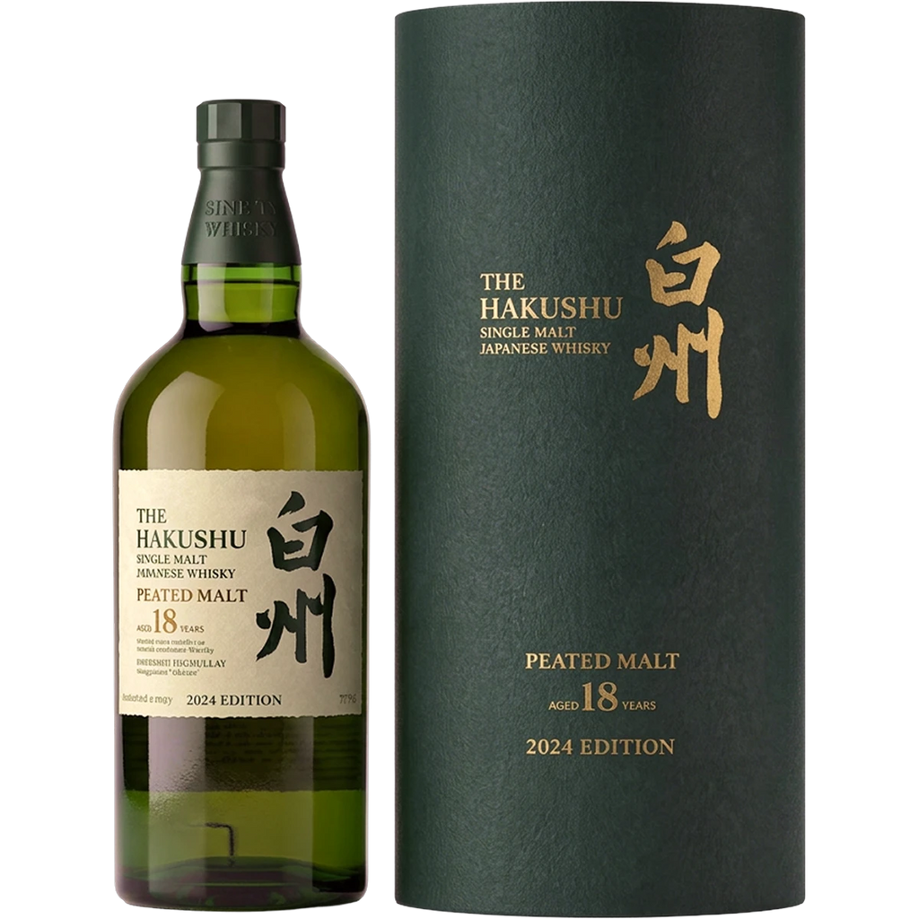 その他 THE HAKUSHU SINGLE MALT 2024 Hakushu 18 Year Peated Malt Japanese Whisky 2024 Edition 700ml