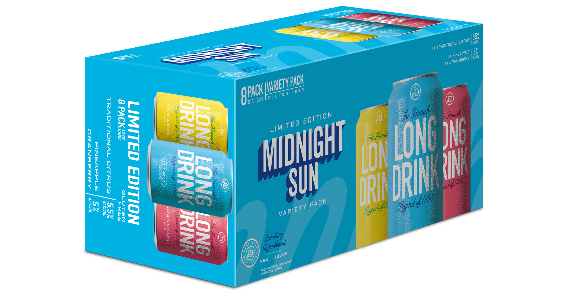 The Finnish Long Drink Midnight Sun Variety