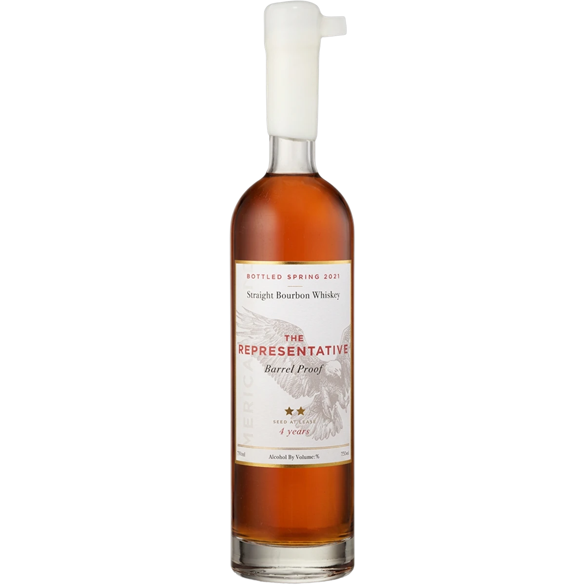 The Representative Barrel Proof 4 Year Old Straight Bourbon Whiskey 750ml