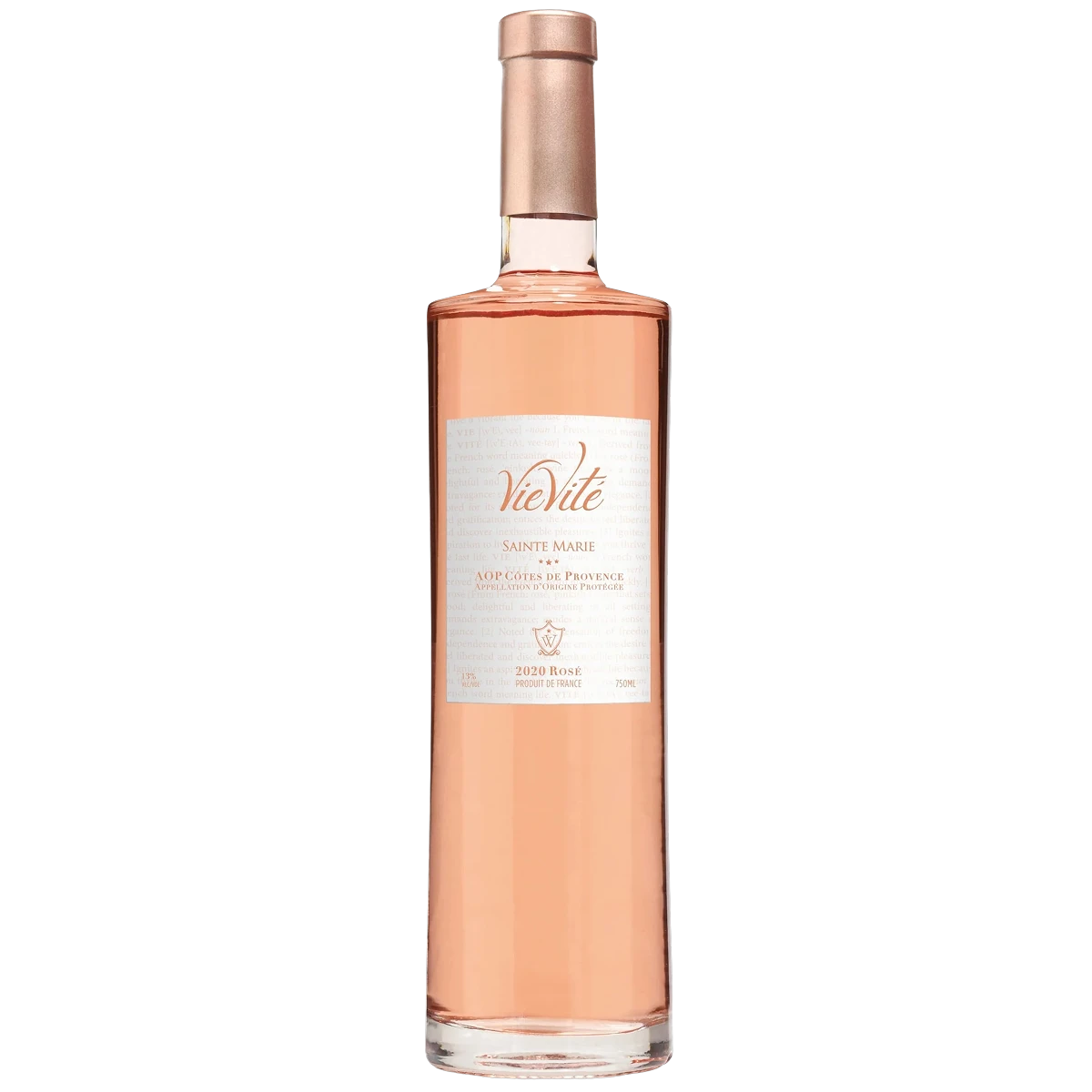 VieVite Cotes de Provence Rose 2025 750ml bottle
