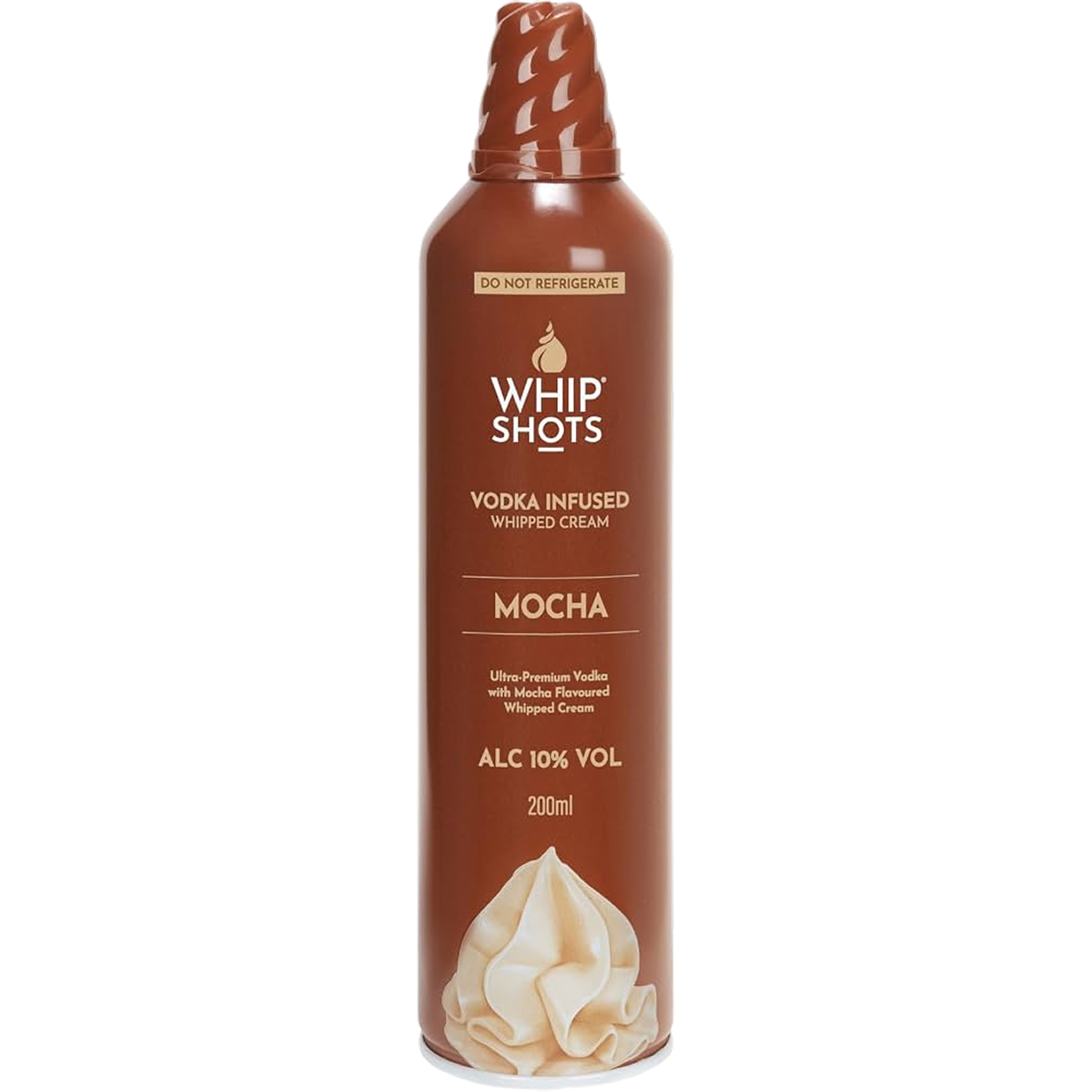 Whipshots Mocha Vodka Infused Whipped Cream 200ml