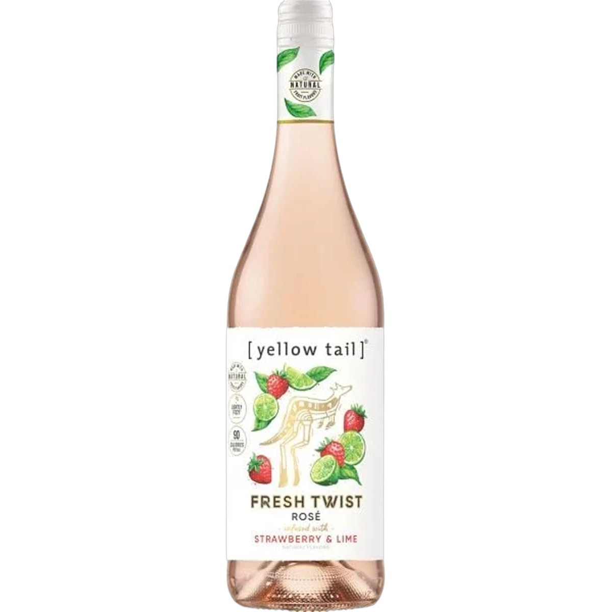 Yellow Tail Fresh Twist Strawberry & Lime Rose 750ml bottle