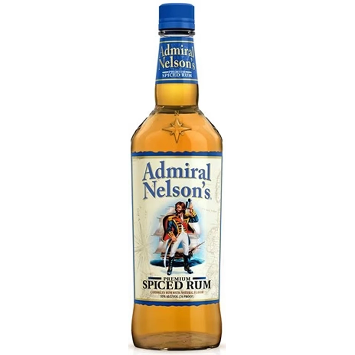 Bottle of Admiral Nelson Spiced Rum, a spiced rum from the United States