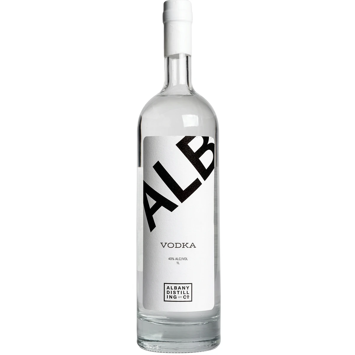 Bottle of ALB Vodka, a vodka from New York