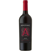 Bottle of Apothic Red, a red wine from California, 750ml