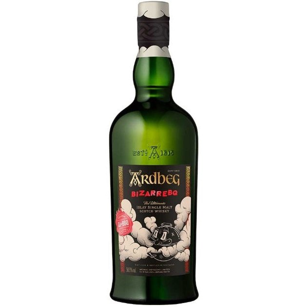 Bottle of Ardbeg BizarreBQ, an Islay single malt Scotch whisky from Scotland