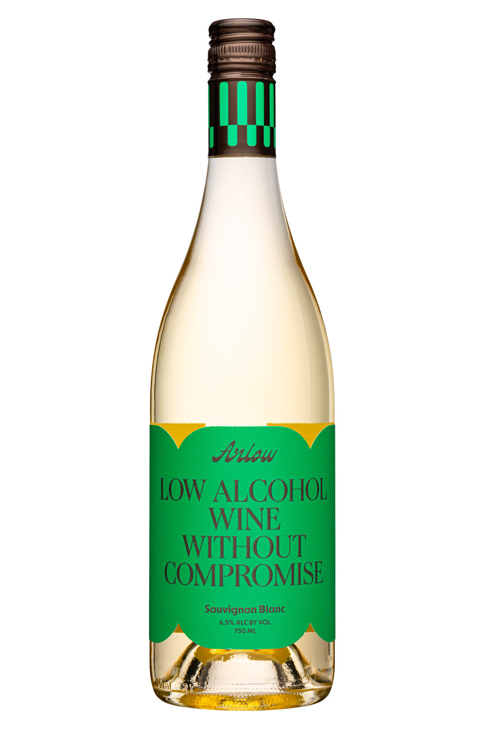 Bottle of Arlow Sauvignon Blanc, a low-alcohol white wine from California, 750ml
