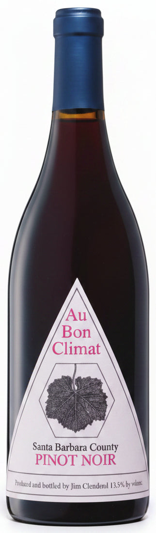 Bottle of Au Bon Climat Pinot Noir Santa Barbara County 2024, a red wine from Santa Barbara County, California, 750ml