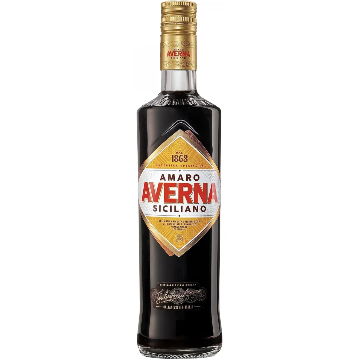 Bottle of Averna Amaro Siciliano, an amaro from Italy