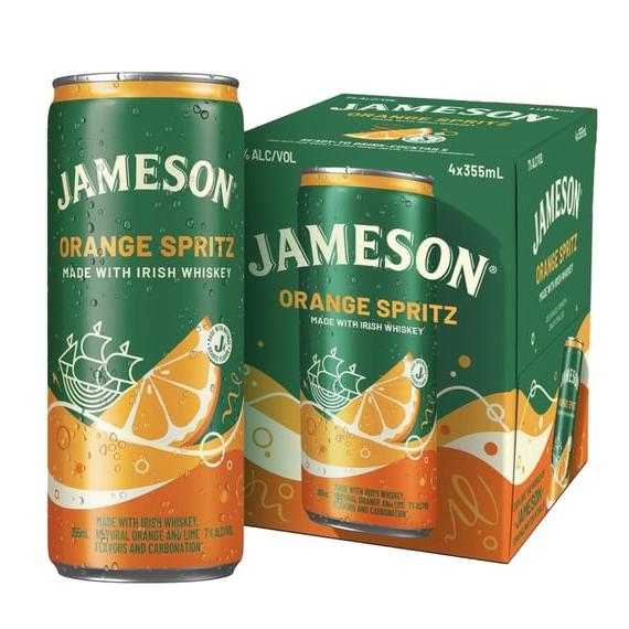 Jameson Orange Spritz 4Pk 355ml