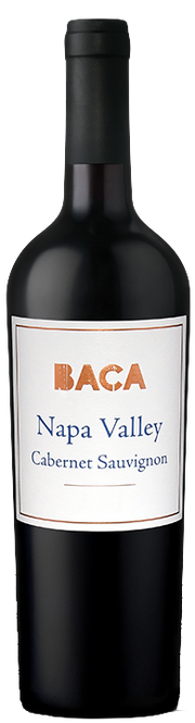 Bottle of BACA Napa Valley Cabernet Sauvignon 2023, a Cabernet Sauvignon from Napa Valley, California, 750ml