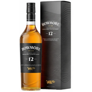 Bottle of Bowmore 12 Year, an Islay single malt Scotch whisky from Scotland