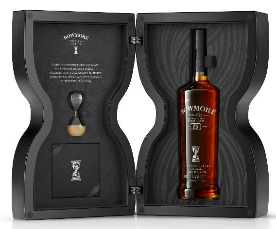 Bottle of Bowmore Timeless Series 29 Year, an Islay single malt Scotch whisky from Scotland