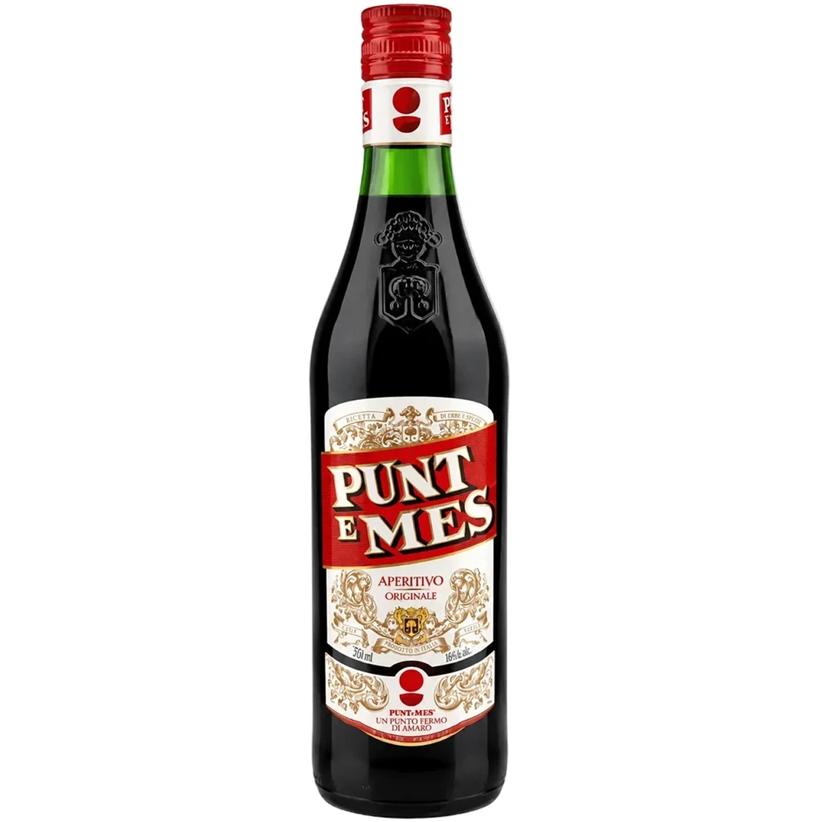 Bottle of Carpano Punt e Mes, a sweet vermouth from Italy, 750ml
