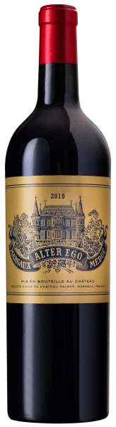 Bottle of Chateau Palmer Alter Ego de Palmer Margaux 2019, a red wine from Margaux, Bordeaux, France, 750ml