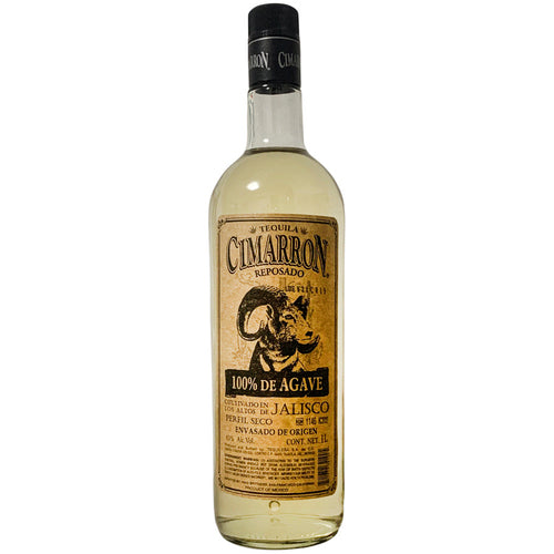 Bottle of Cimarron Reposado Tequila, a reposado tequila from Jalisco, Mexico, 1L