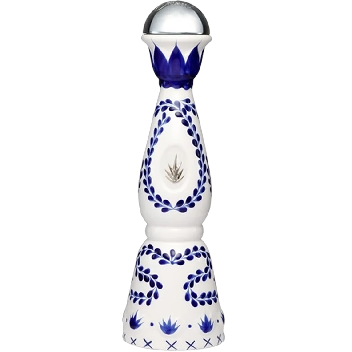 Hand-painted ceramic decanter of Clase Azul Reposado Tequila, a reposado tequila from Jalisco, Mexico