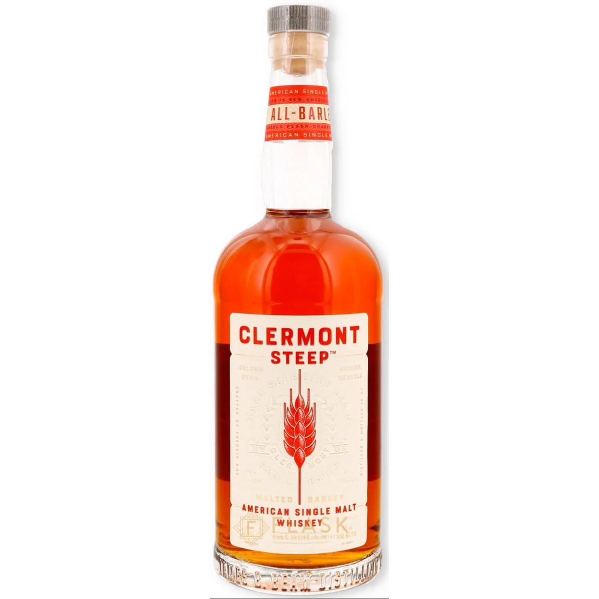 Bottle of Clermont Steep American Single Malt Whiskey 750ml