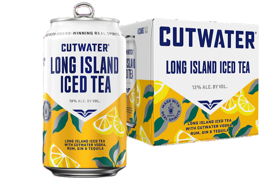 Cutwater Long Island Iced Tea, a canned cocktail from California, 4-Pack 355ml