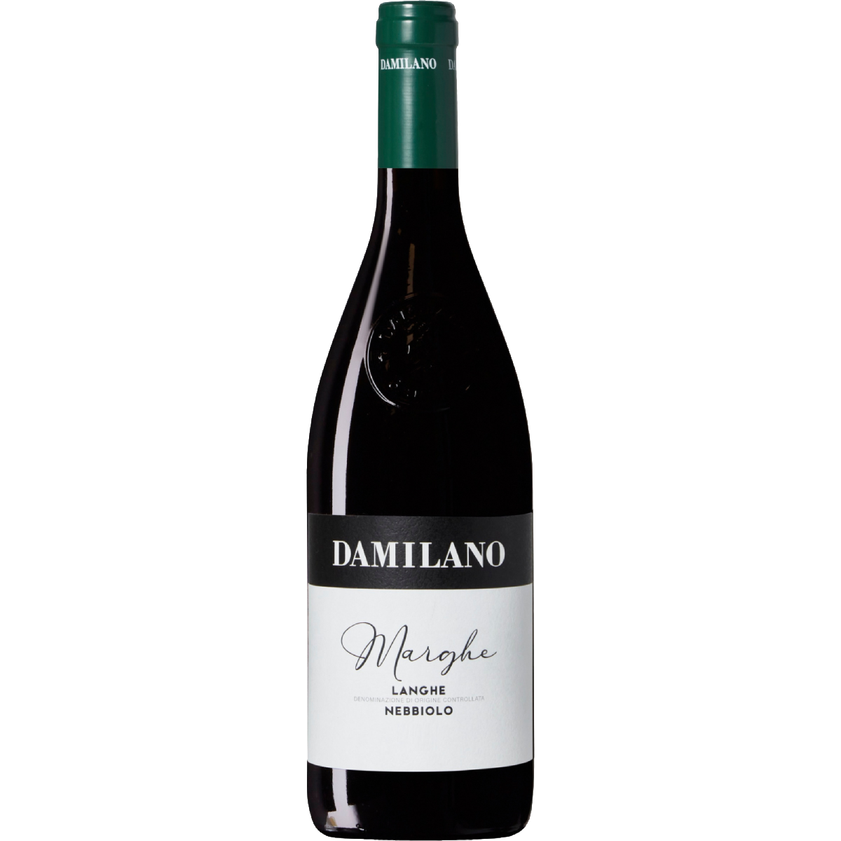 Bottle of Damilano Marghe Langhe Nebbiolo 2024, a red wine from Piedmont, Italy, 750ml