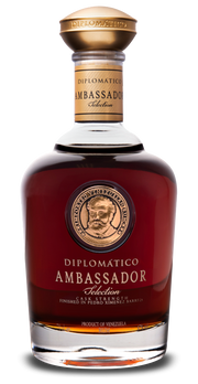 Bottle of Diplomatico Ambassador Selection Cask Strength Rum, an aged rum from Venezuela, 750ml