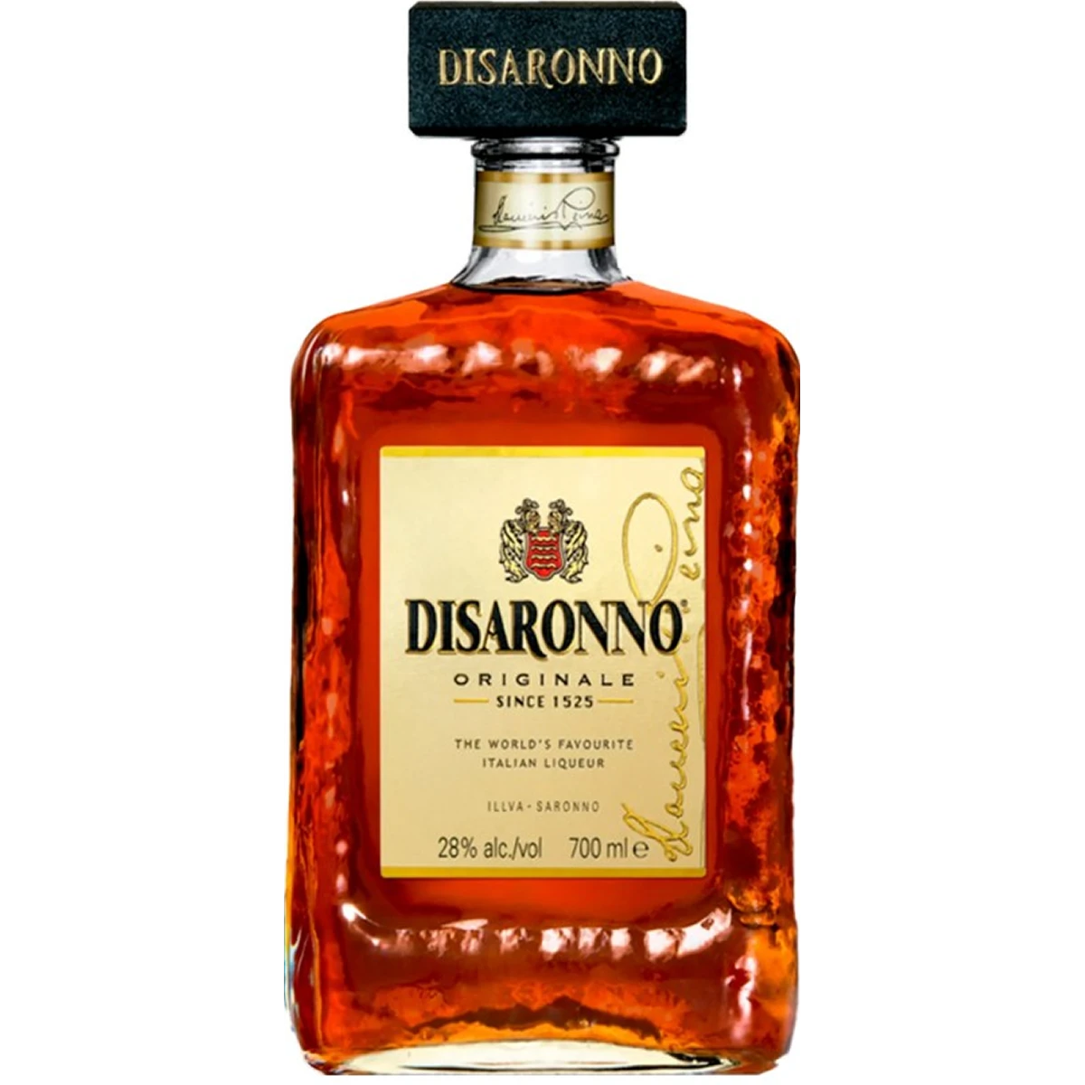 Bottle of Disaronno Originale Amaretto, an amaretto from Italy