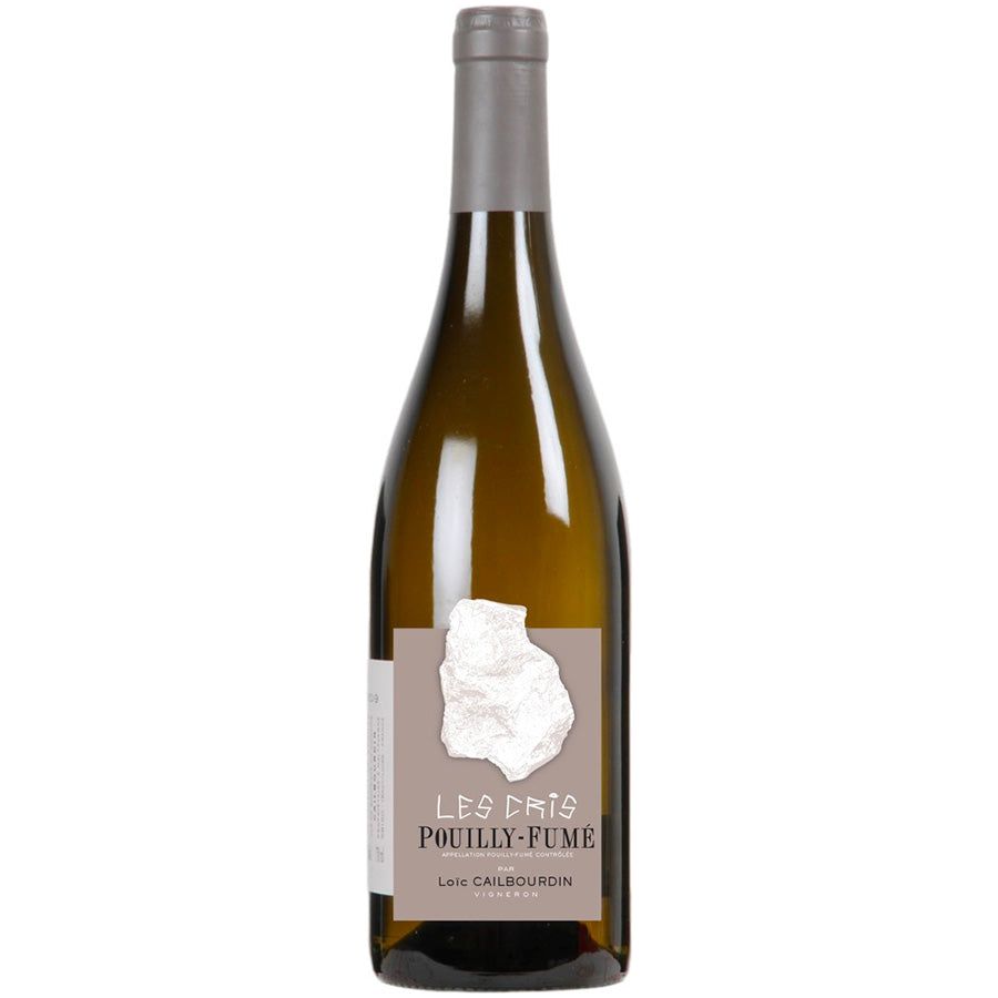Bottle of Domaine Alain Cailbourdin Pouilly-Fumé Les Cris 2023, a white wine from Pouilly-Fumé, Loire Valley, France, 750ml