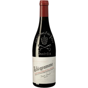 Bottle of Domaine du Vieux Telegraphe Telegramme 2022, a red wine from Chateauneuf-du-Pape, Rhone, France, 750ml