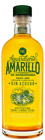 Aguardiente Amarillo De Manzanares Sin Azucar