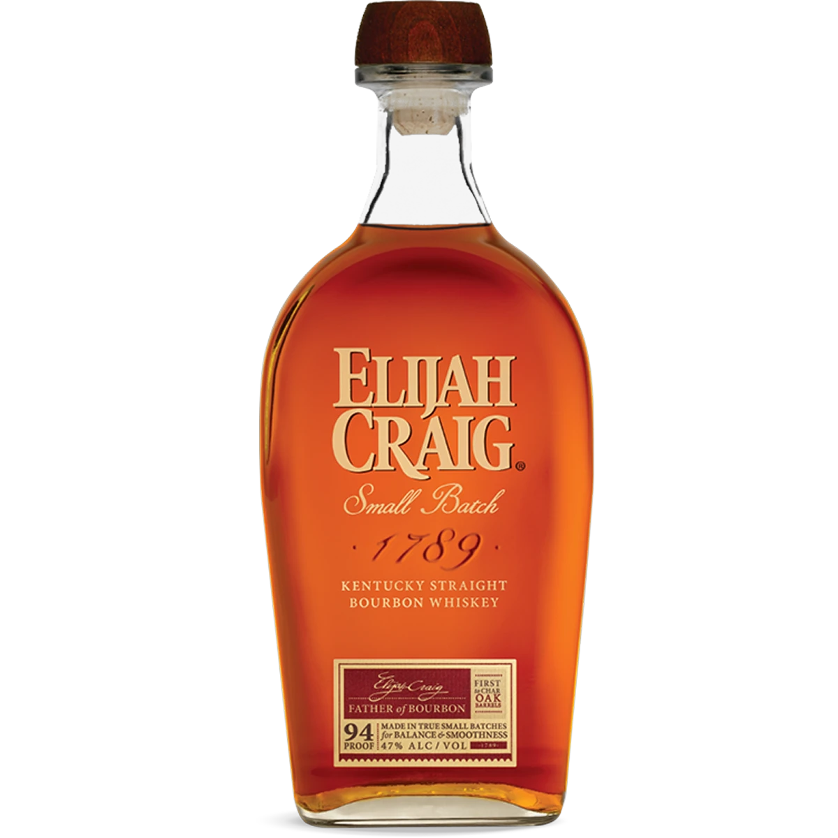 Bottle of Elijah Craig Small Batch, a Kentucky straight bourbon whiskey from the United States
