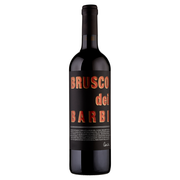 Bottle of Fattoria dei Barbi Brusco dei Barbi 2023, a red wine from Tuscany, Italy, 750ml