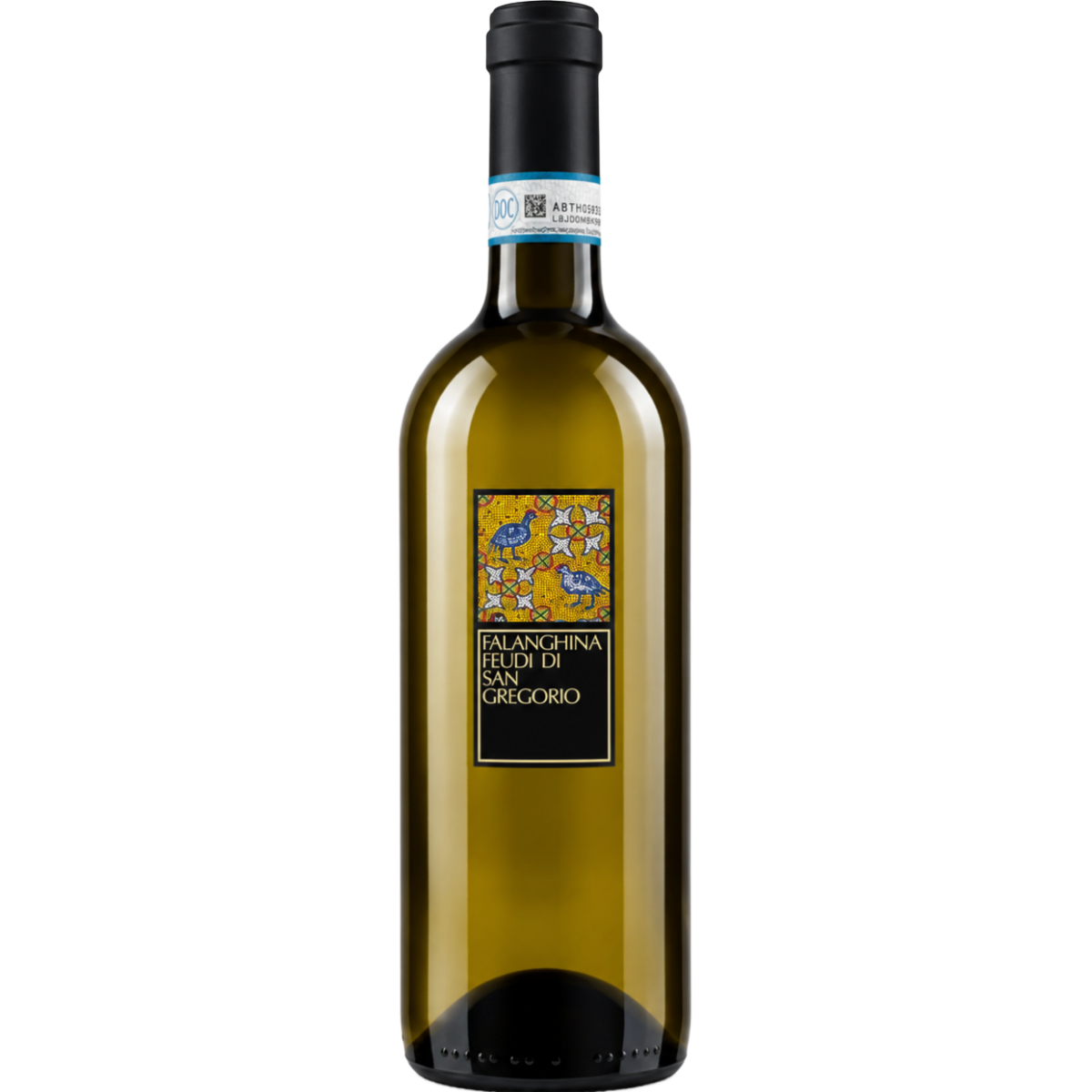 Bottle of Feudi di San Gregorio Falanghina 2024, a white wine from Campania, Italy, 750ml