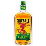 Bottle of Fireball Blazin' Apple Whisky