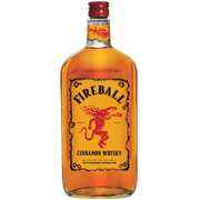 Bottle of Fireball Cinnamon Whisky