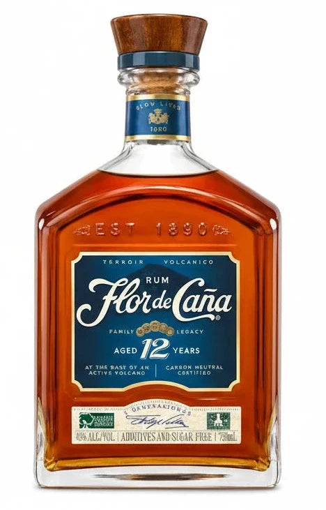 Flor De Cana Centenario 12 Year Rum 750ml