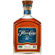 Bottle of Flor de Cana 12 Year Rum, an aged rum from Nicaragua, 750ml