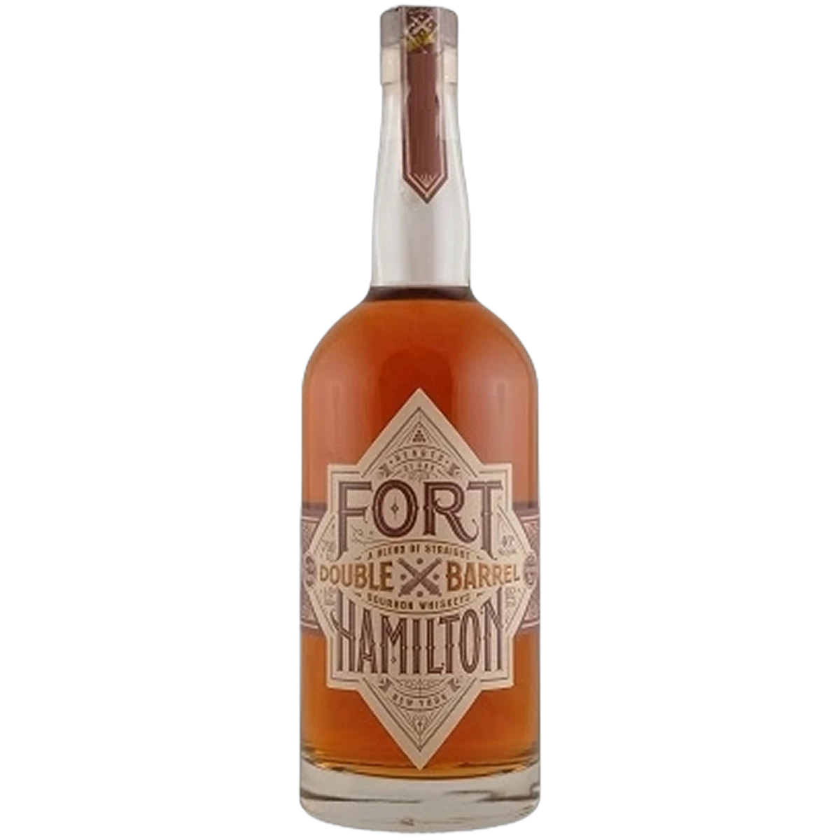 Fort Hamilton Double Barrel 2 Year Blend of Straight Bourbon Whiskeys 750ml