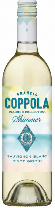Bottle of Francis Coppola Diamond Collection Shimmer, a white wine from California, United States, 750ml
