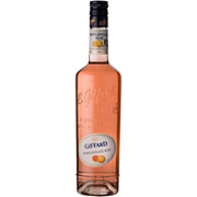 Bottle of Giffard Creme de Pamplemousse Rose, a grapefruit liqueur from France, 750ml