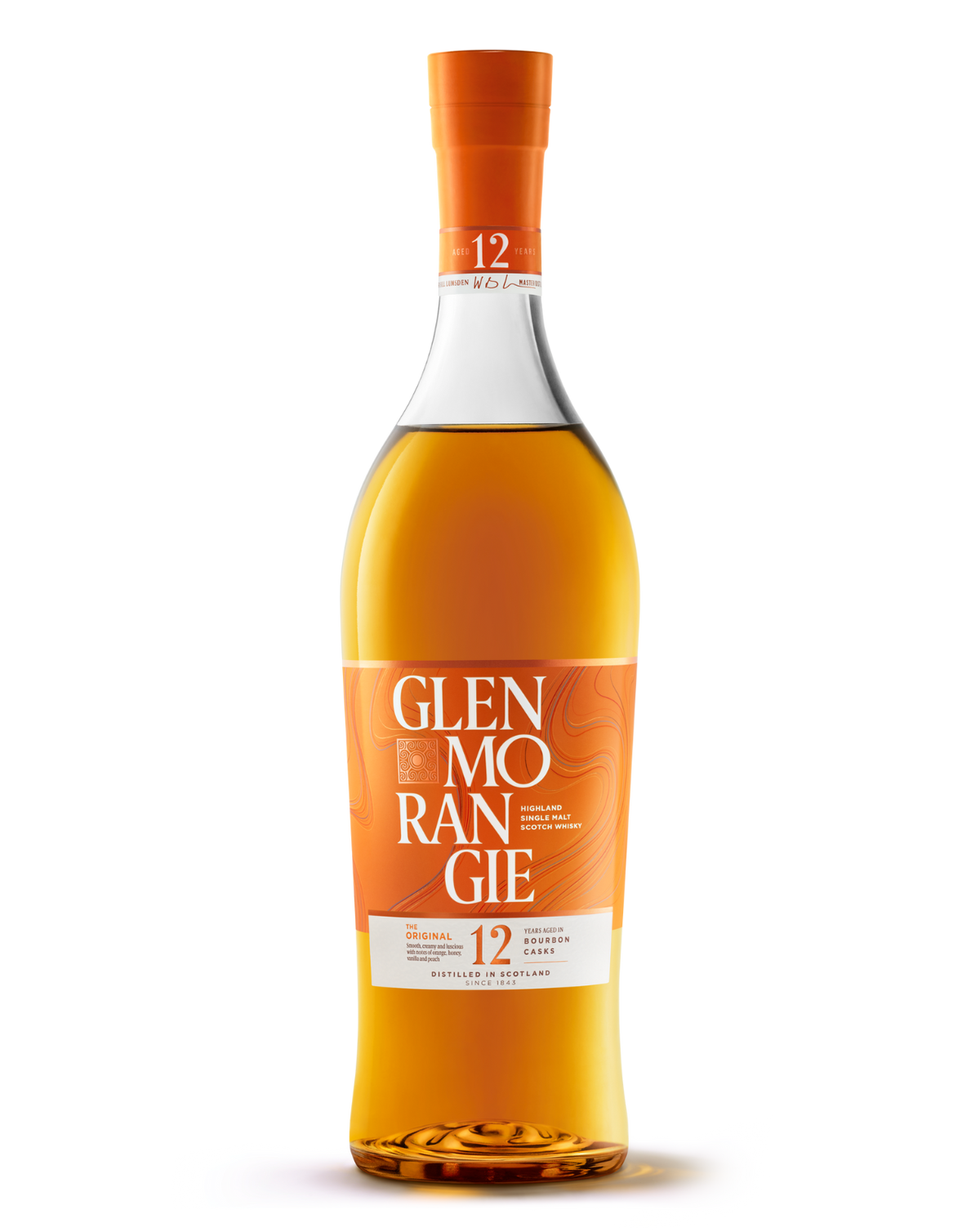 Bottle of Glenmorangie The Original 12 Year, a Highland single malt Scotch whisky