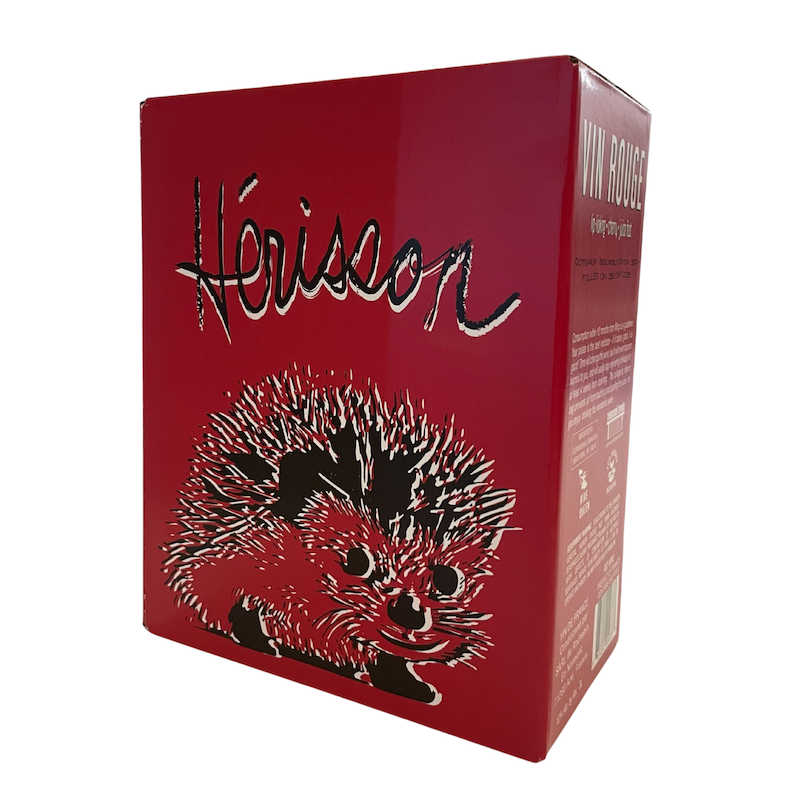 Herisson Bourgogne Passe-Tout-Grains Rouge 3L box, a red wine from Burgundy, France