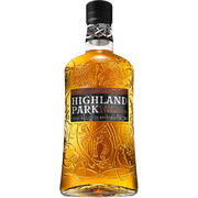Bottle of Highland Park Cask Strength Release No. 5, an Orkney single malt Scotch whisky