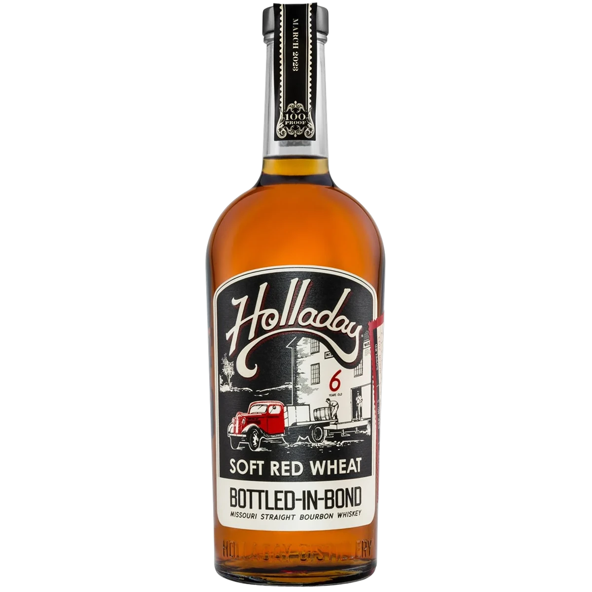 Ben Holladay Soft Red Wheat Bottled in Bond Bourbon 750ml